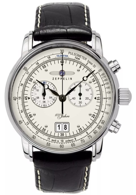 Zegarek Męski ZEPPELIN 100 Yahre 7690-1 + BOX