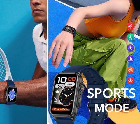 Smartwatch Damski RUBICON RNCF06 Black SMARUB222
