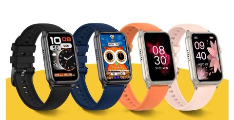 Smartwatch Damski RUBICON RNCF06 Black/Dark Blue SMARUB220