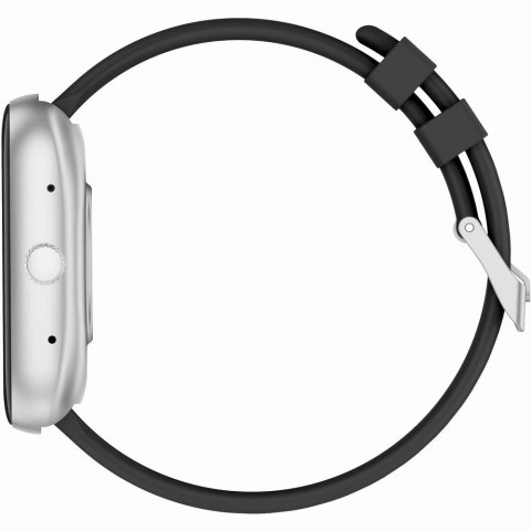 Smartwatch Damski GRAVITY GT18-5 Czarny Pasek Silikonowy + Szary Pasek
