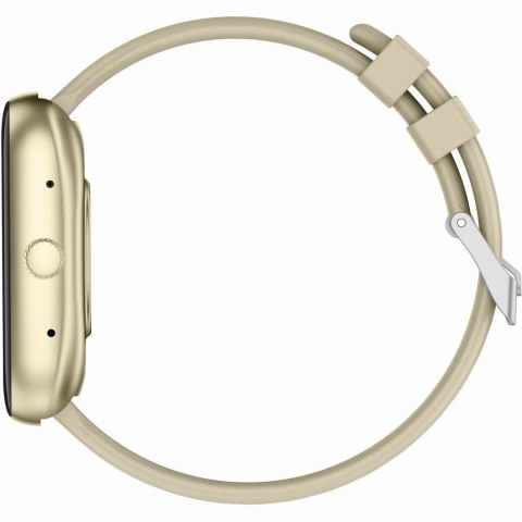 Smartwatch Damski GRAVITY GT18-8 Beżowy Pasek Silikonowy + Biały Pasek