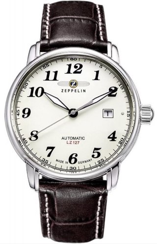 Zegarek Męski ZEPPELIN Automatic LZ 127 7656-5 + BOX