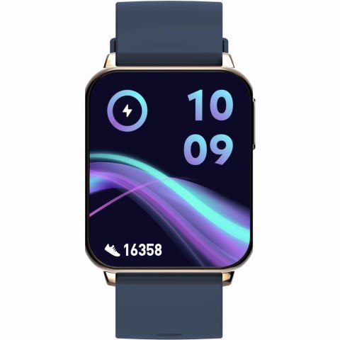 Smartwatch Gravity Różowe Złoto Granatowy 2 Paski GT17-2