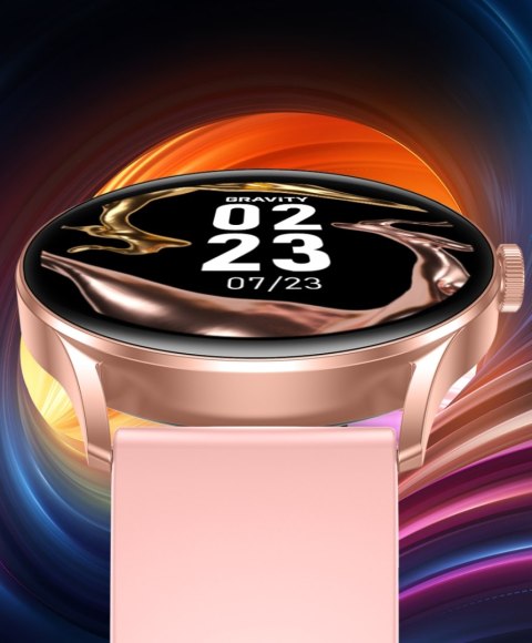 Smartwatch Gravity Różowy GT2-1 PRO