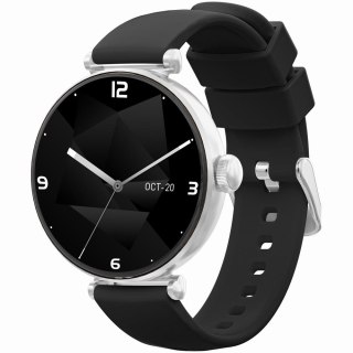 Smartwatch Gravity Srebrno Różowe Złoto Czarny 2 Paski GT26-5