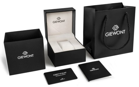 Zegarek Męski Giewont Chronograph Sapphire Czarny GW7290-B1