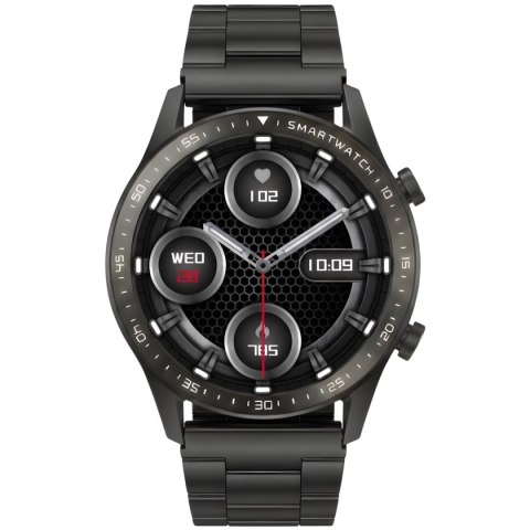 Smartwatch Gravity Czarny Bransoleta i Pasek GT10-1