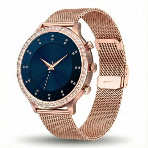 Smartwatch Gravity Różowe Złoto Pasek i Bransoleta GT5-5