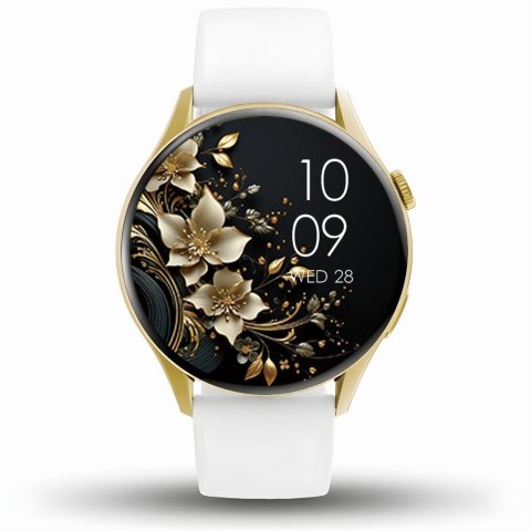 Smartwatch Gravity Złoty Pasek + Bransoleta GT11-2
