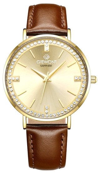Zegarek Damski Giewont Sapphire Złoty GW5390-A3