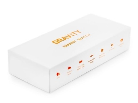 Smartwatch Gravity Srebrny Pasek + Bransoleta GT41-3